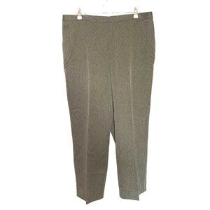 New Alfred Dunner Classic Fit Proportioned Short Pull On Dress Pants Women's 18